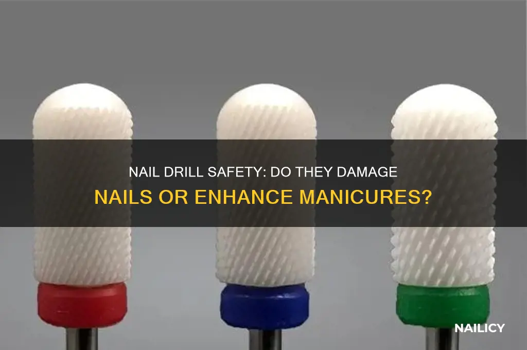 do nail drill damage nails