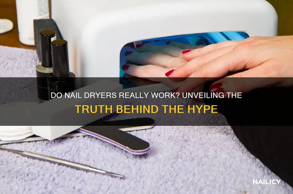 do nail dryers really work