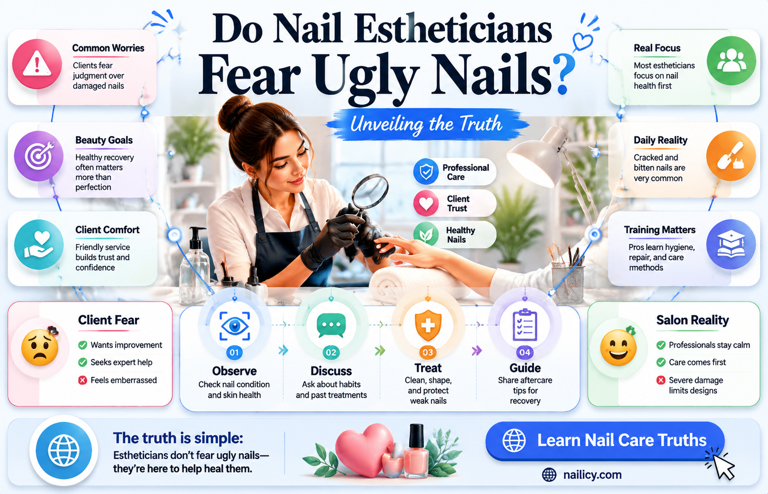 are nail estheticians scared of ugly nails