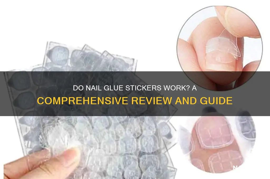 do nail glue stickers work