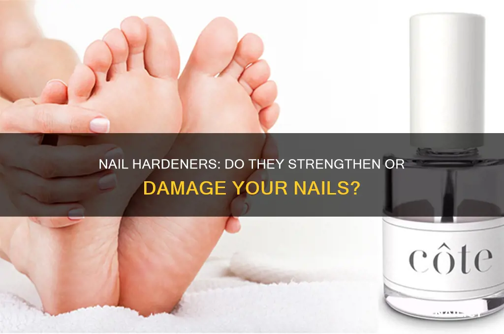 do nail hardeners damage nails