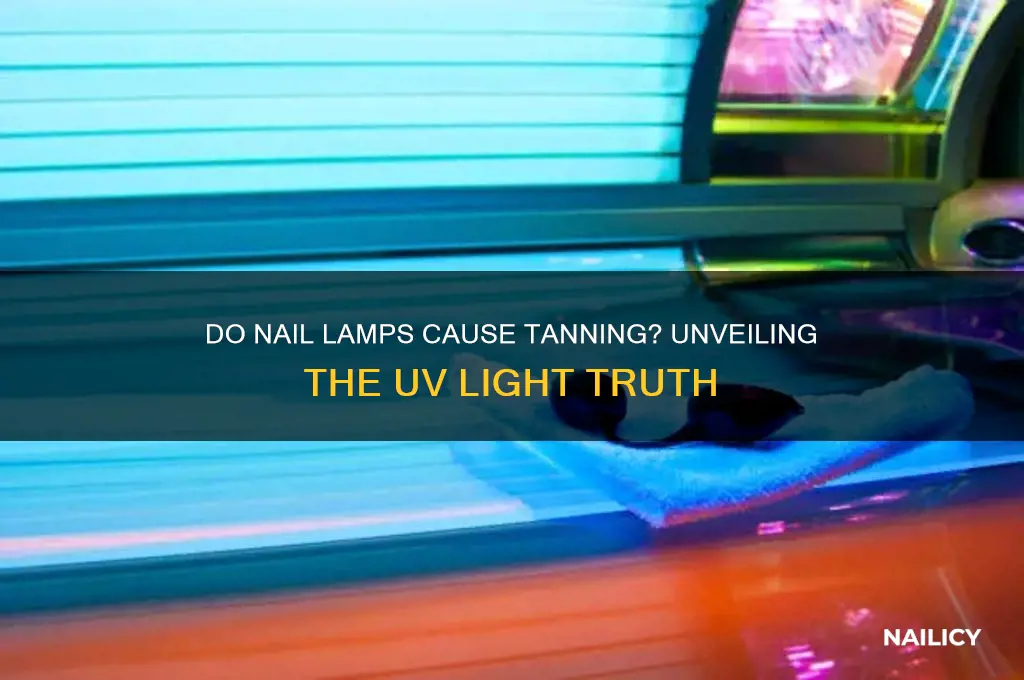 do nail lamps tan you