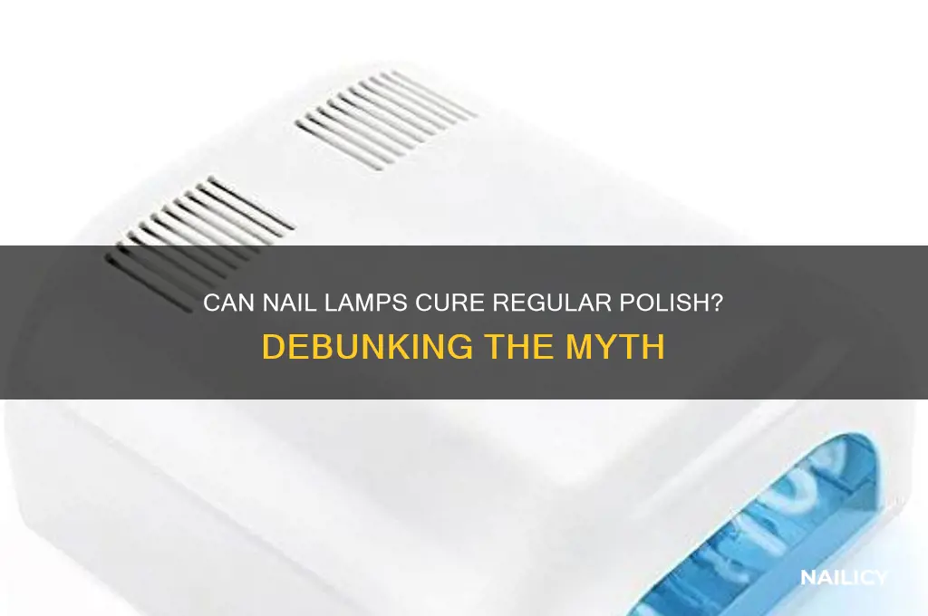do nail lamps work for regular polish