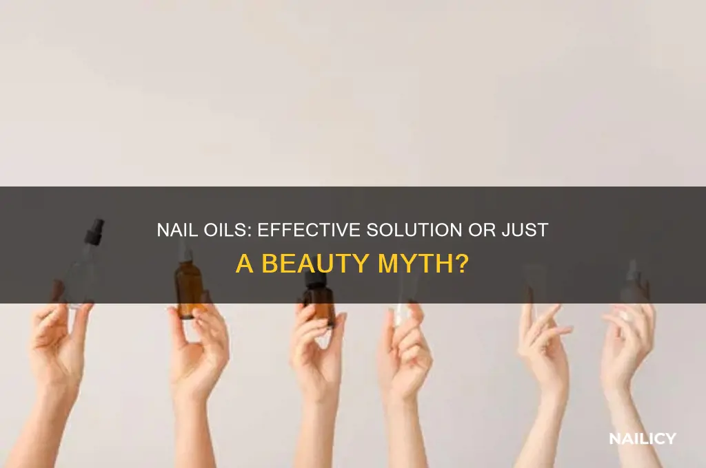 do nail oils really work