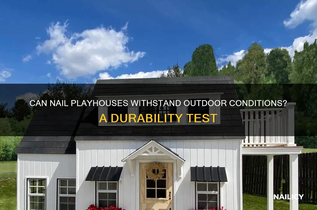 do nail playeshold up outside