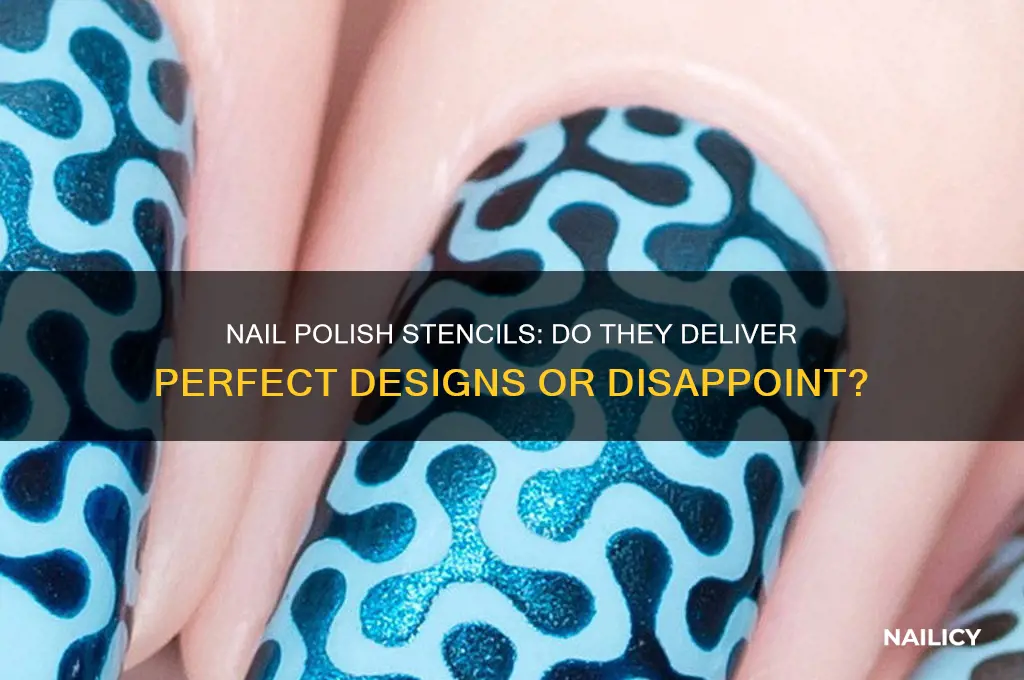 do nail polish stencils work
