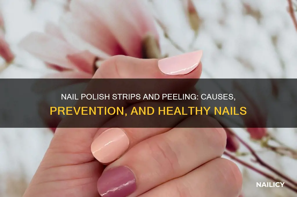 do nail polish strips cause nail peeling