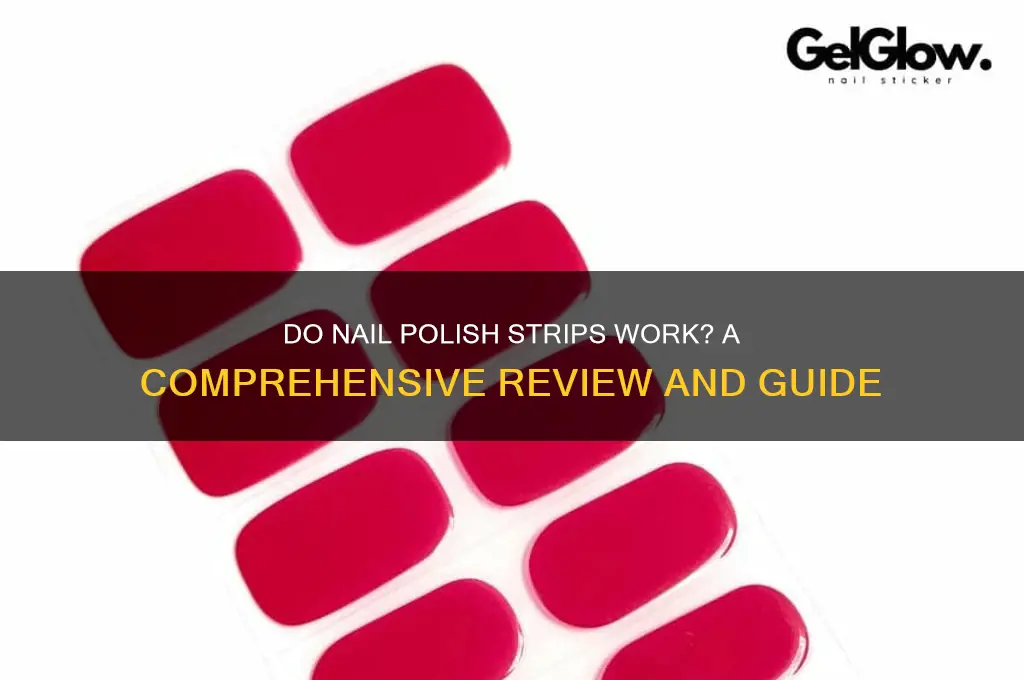 do nail polish strips work