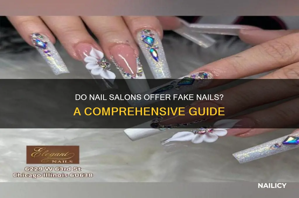 do nail salon have fake nails