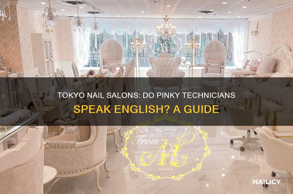 do nail salon pinky speak english tokyo