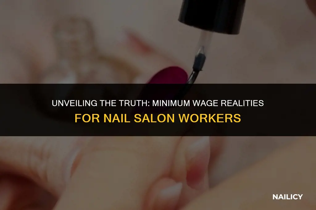 do nail salon workers get minimum wage