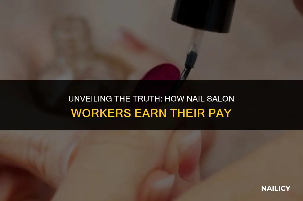 do nail salon workers get paid hourly