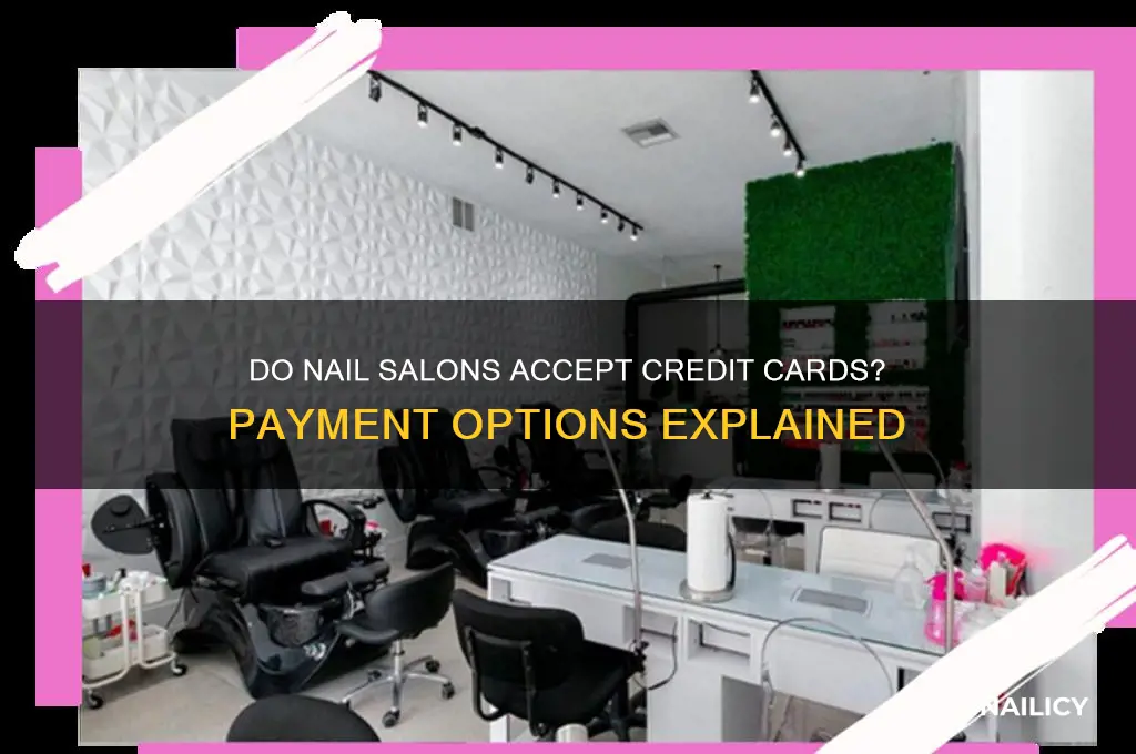 do nail salons accept credit cards