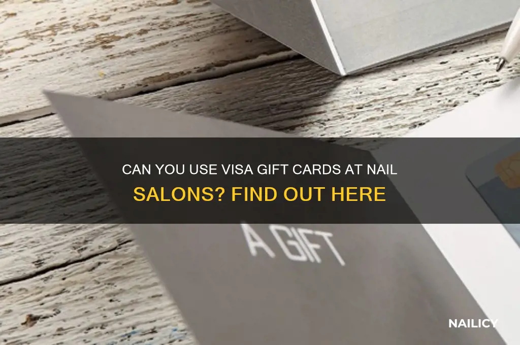 do nail salons accept visa gift cards