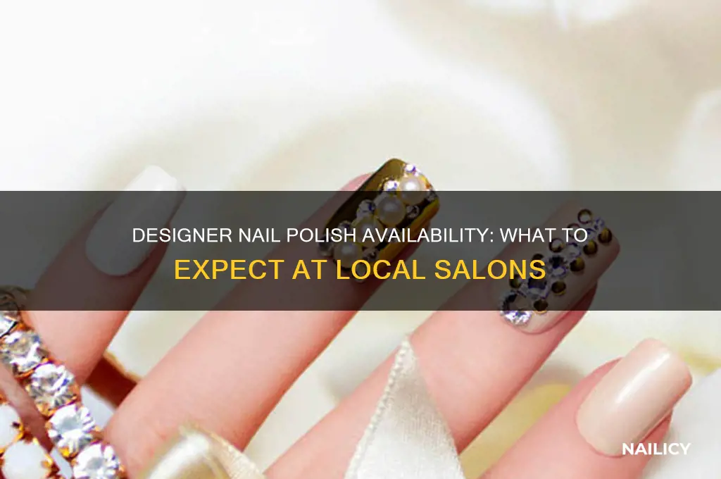 do nail salons carry designer nail polish