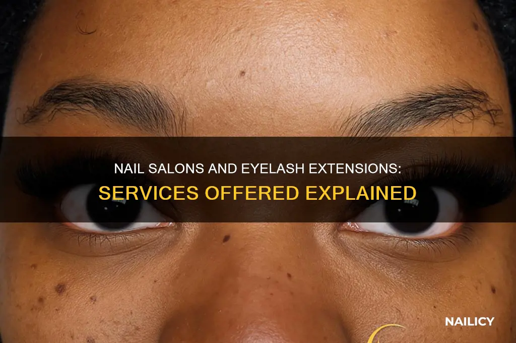 do nail salons do eyelash extensions