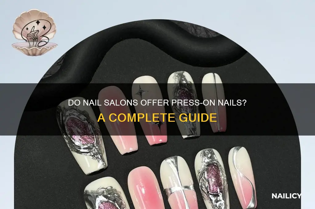 do nail salons do press on nails