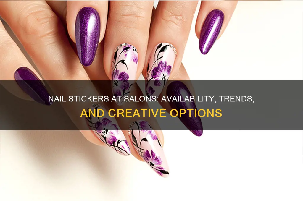 do nail salons have nail stickers