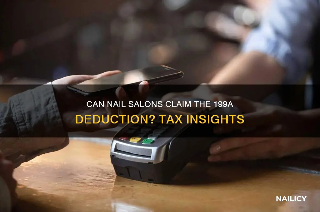 do nail salons qualify for a 199a deduction