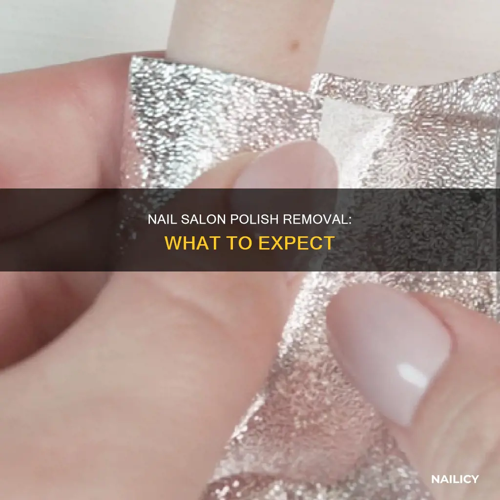 do nail salons remove old polish