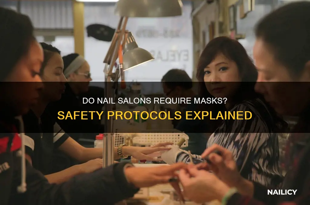 do nail salons require masks
