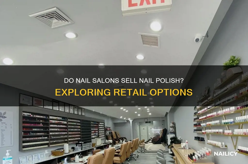 do nail salons sell nail polish