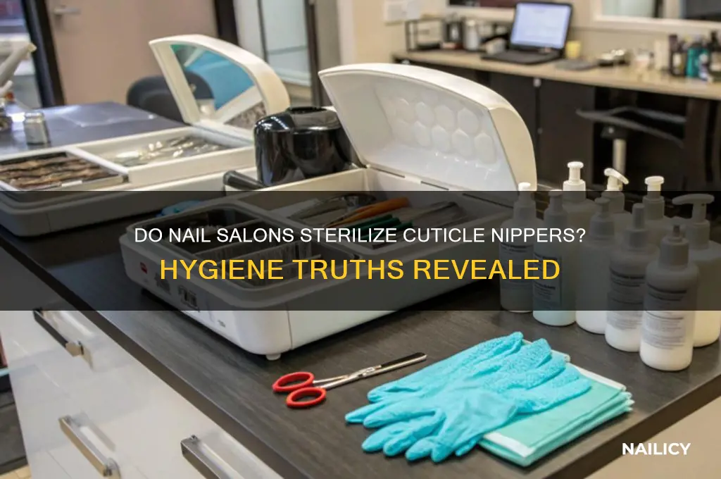 do nail salons sterilize cuticle nippers