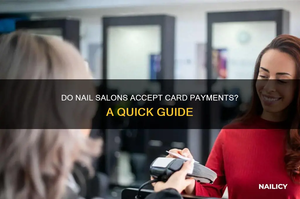 do nail salons take card
