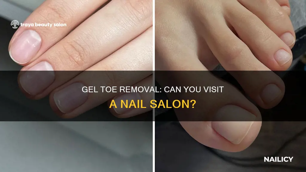 do nail salons take off gel toes