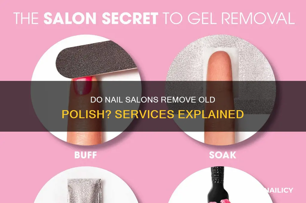do nail salons take off nail polish