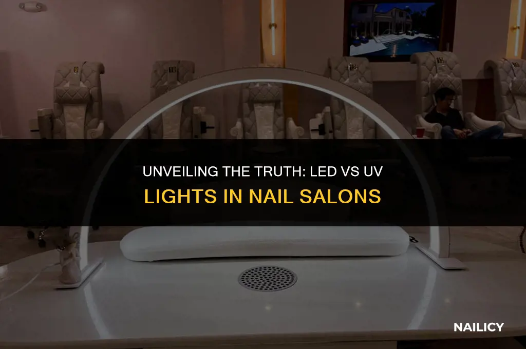 do nail salons use led or uv lights