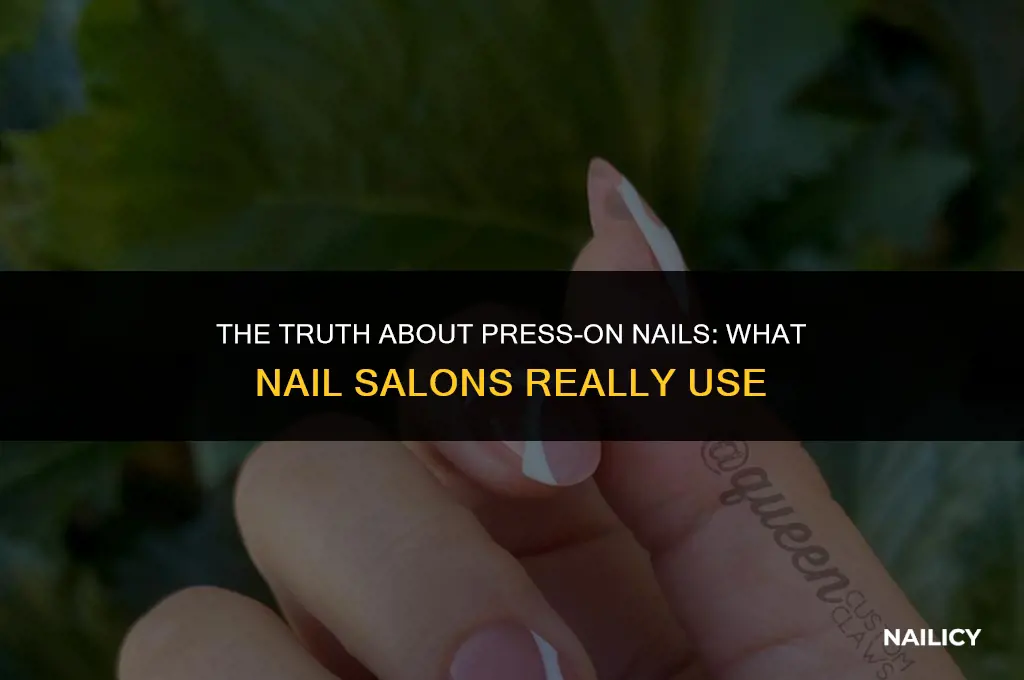 do nail salons use press on nails