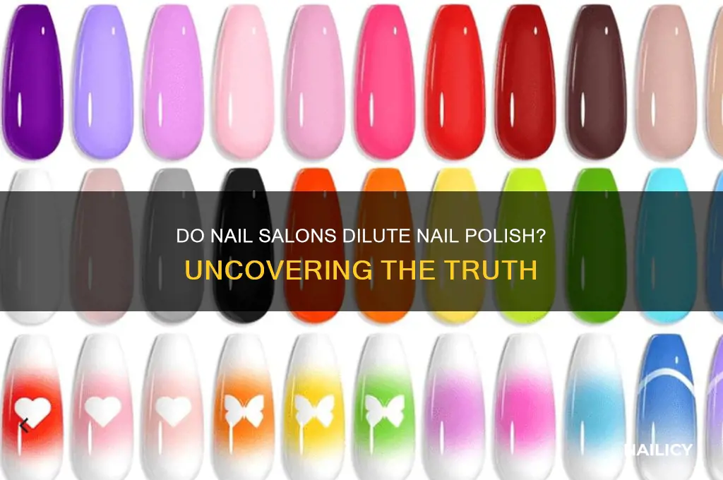 do nail salons waterdown nail polish