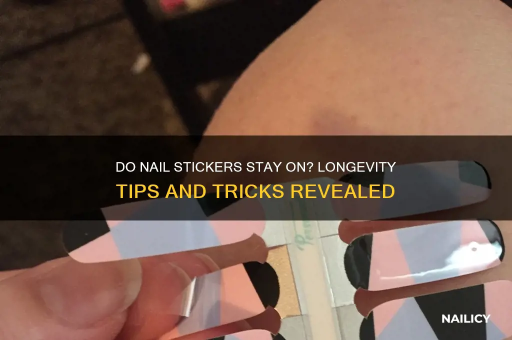 do nail stickers stay on