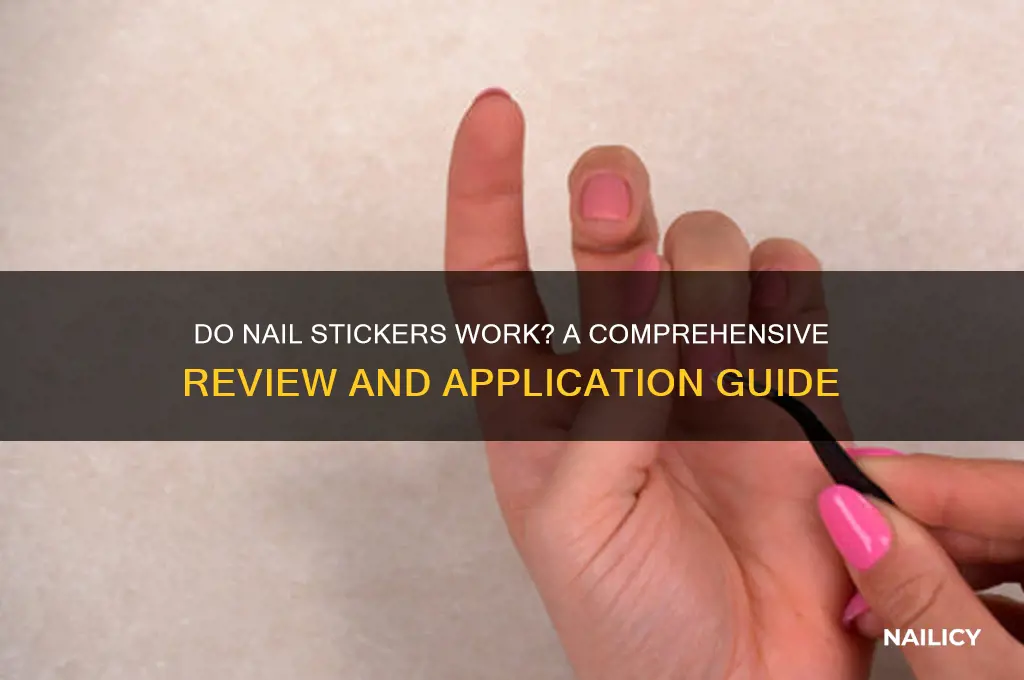 do nail stickers work