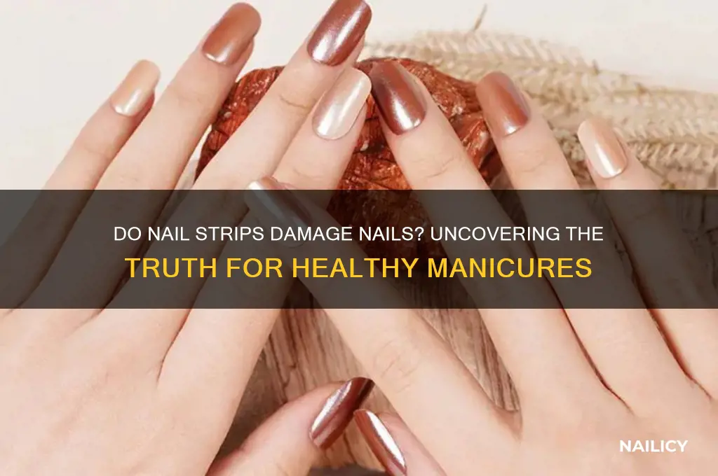 do nail strips damage nails