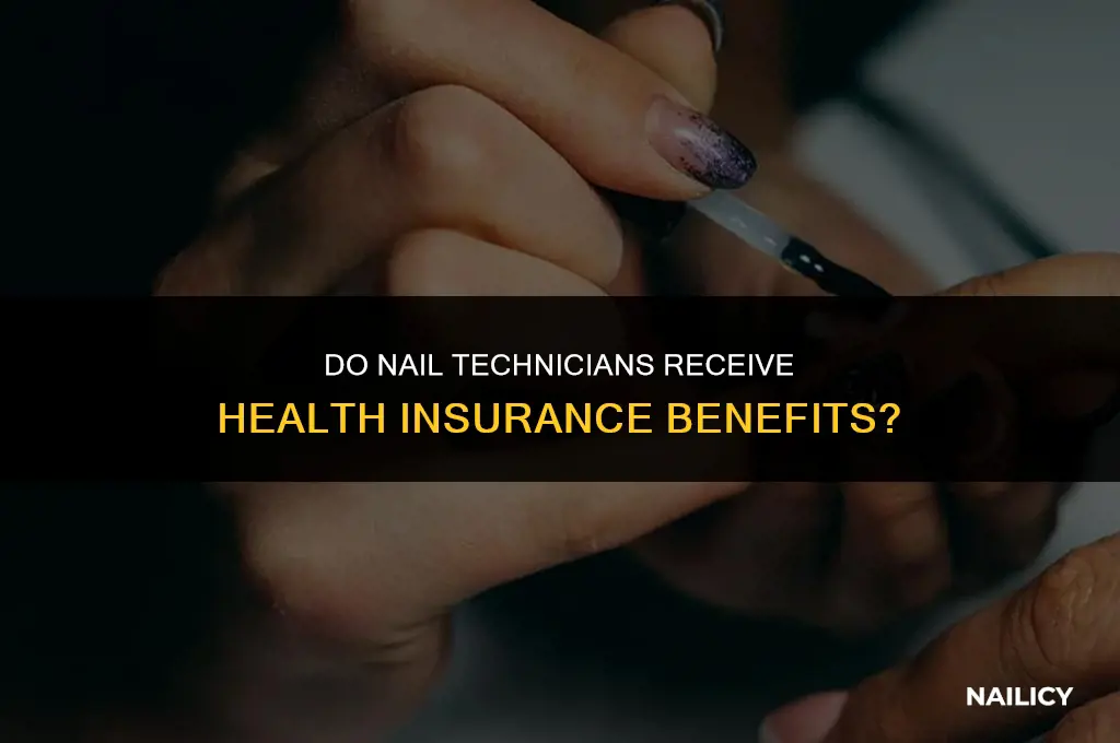 do nail techs get health insurance