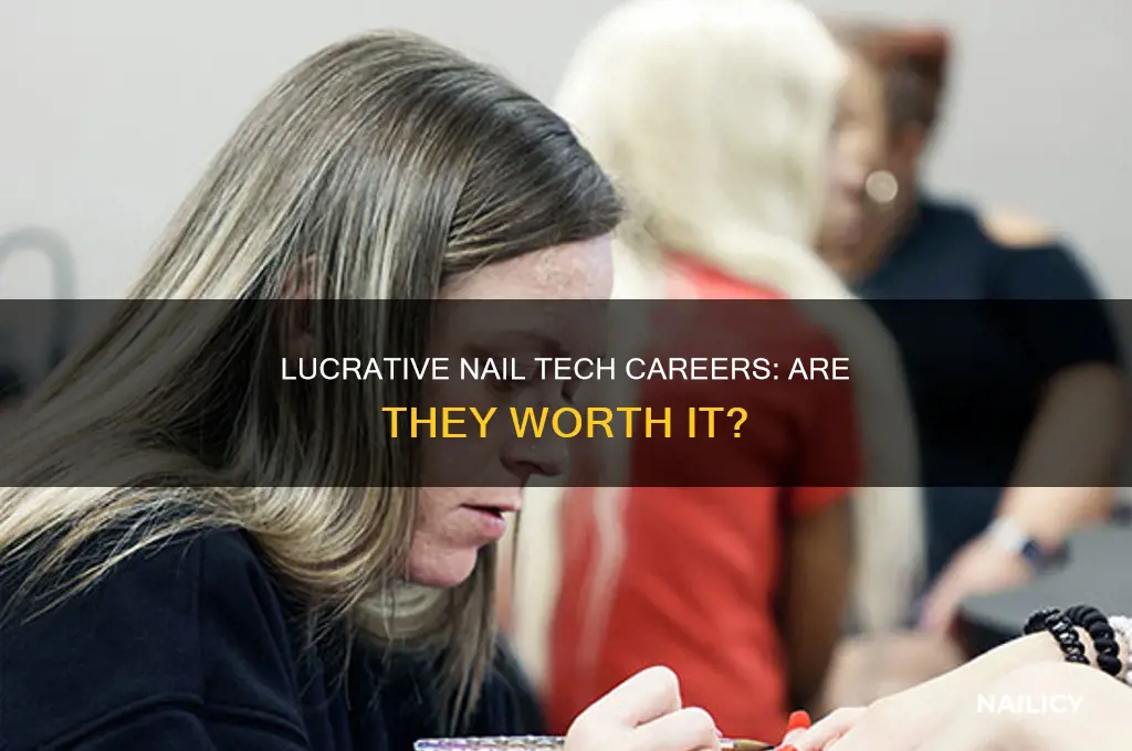 do nail techs make good money