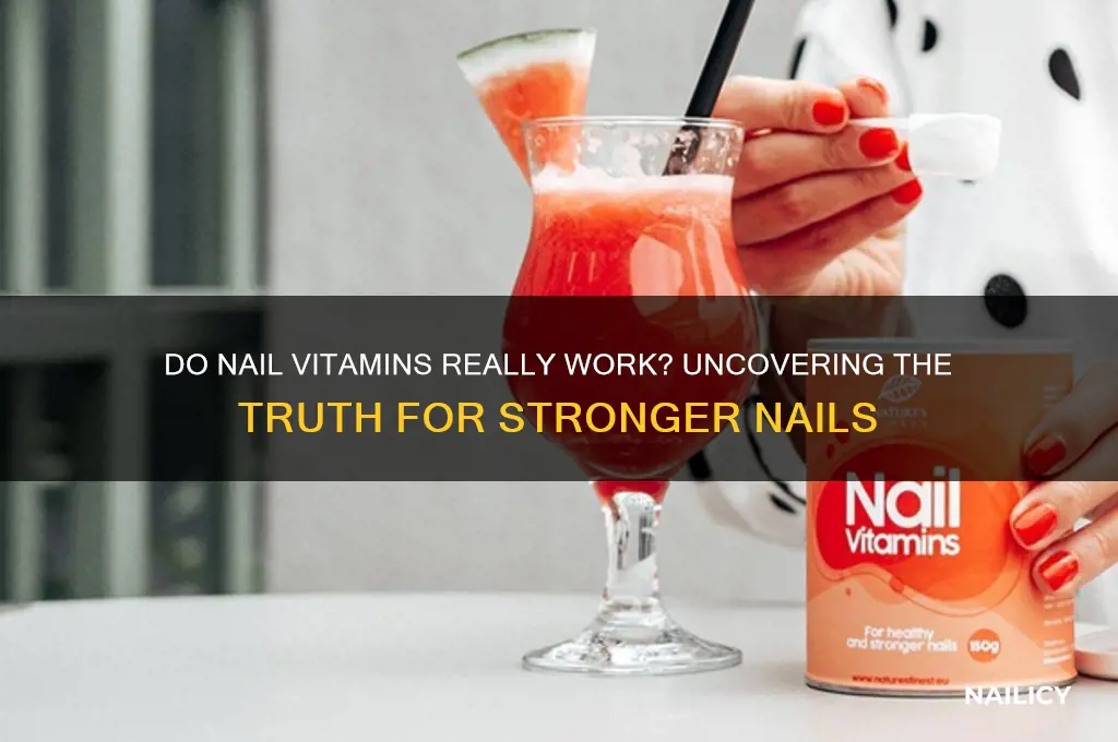 do nail vitamins really work