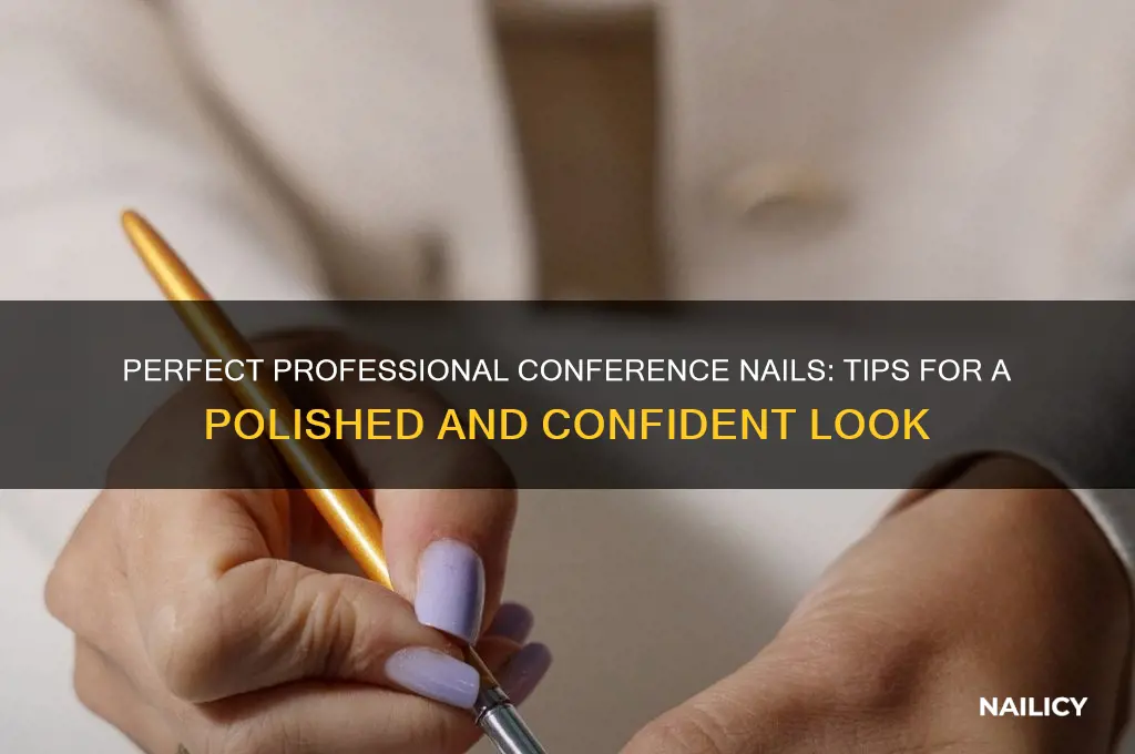 do nails for professional conference