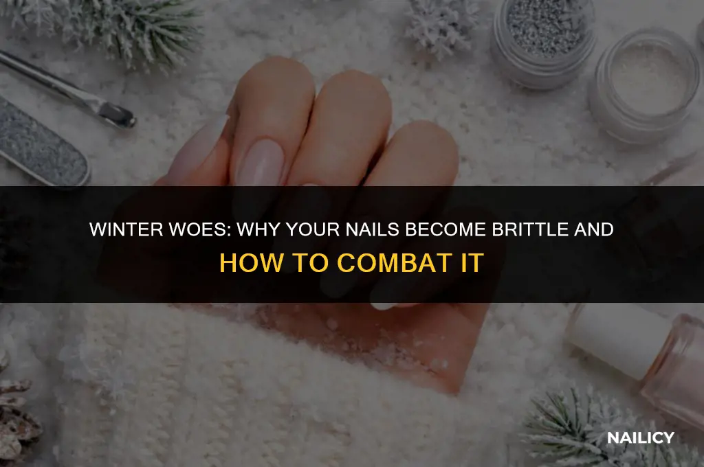 do nails get brittle in winter