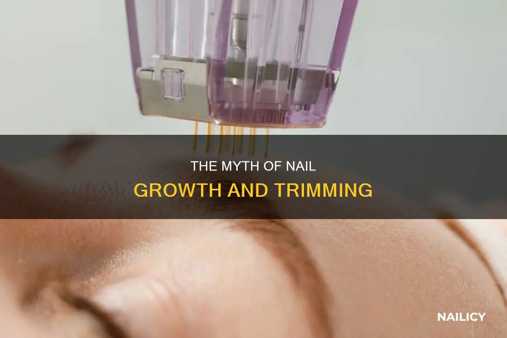 do nails grow faster if you cut them
