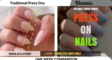Press-On Nails: Do Nails Grow Underneath?