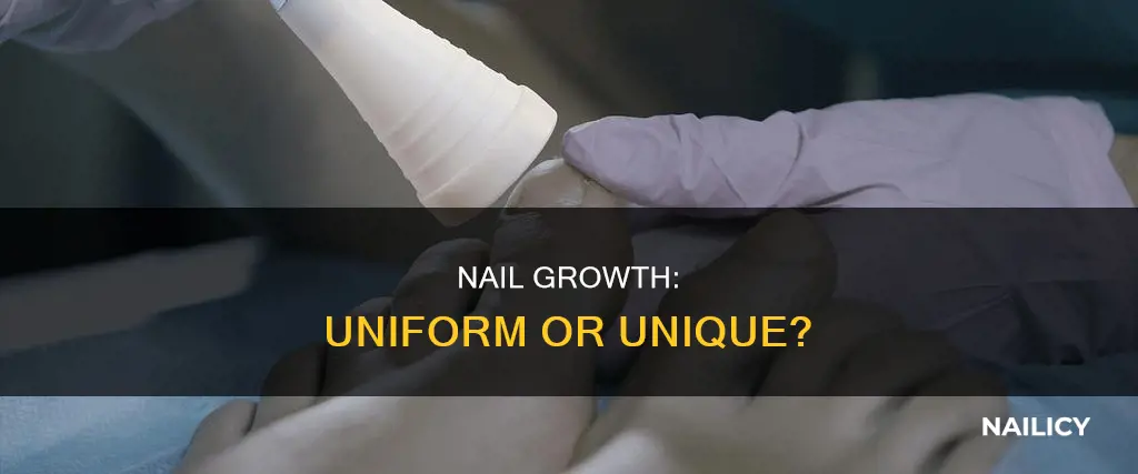 do nails grow uniformly