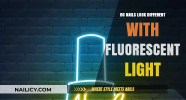 Fluorescent Lighting's Impact: How Nails Appear Under Bright Lights