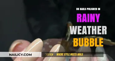 Rainy Day Manicures: Why Polished Nails Bubble in Wet Weather
