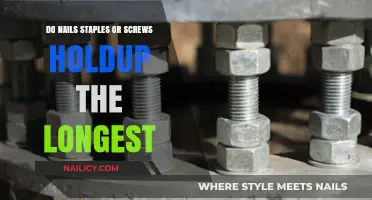 Nails vs. Staples vs. Screws: Which Fastener Lasts Longest?