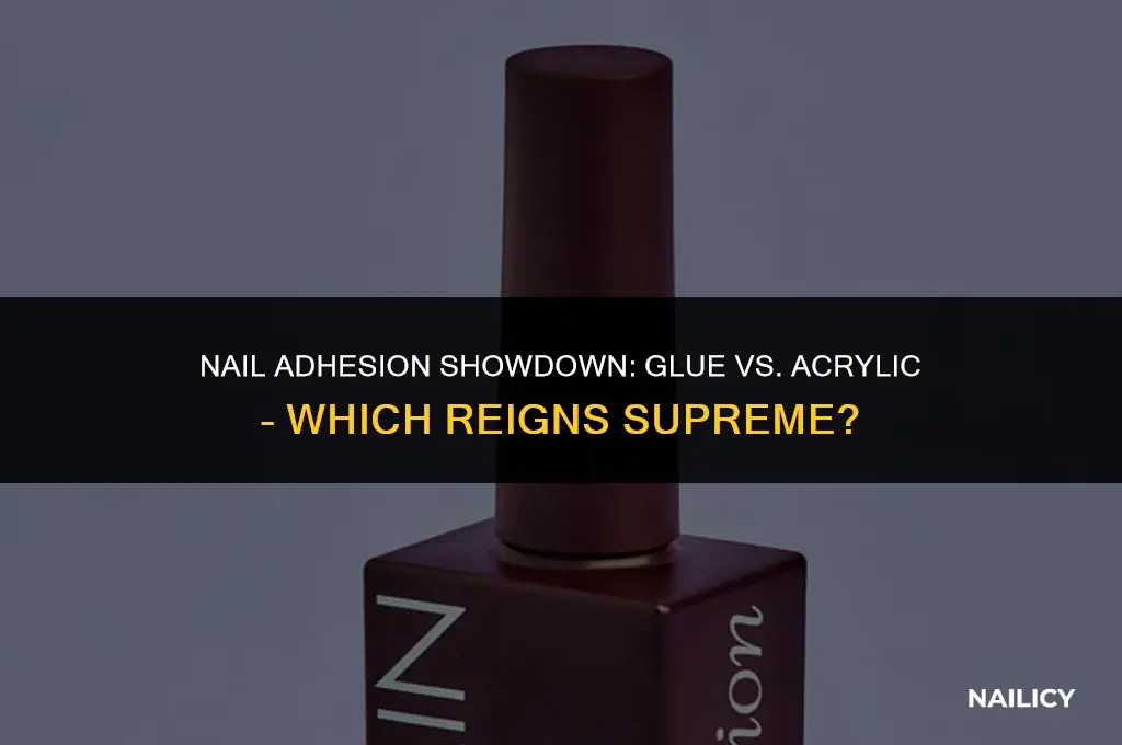 do nails stay on better with glue or using arcylic