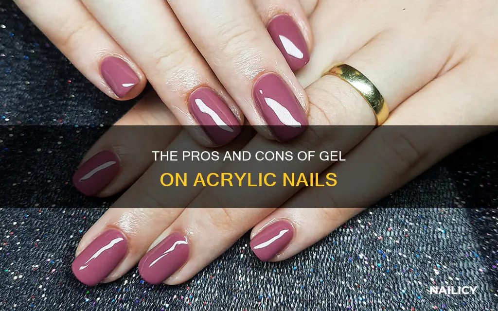 do nails techs put gel on acrylic