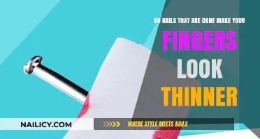 Manicures: An Optical Illusion for Thinner Fingers?